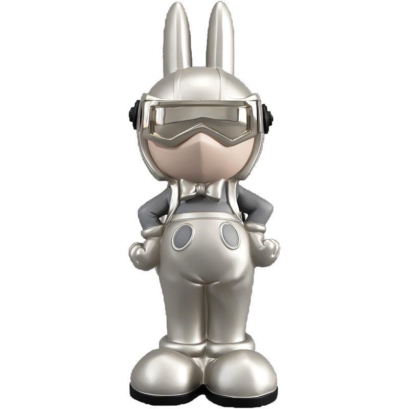 Rabbit Spaceman Statue
