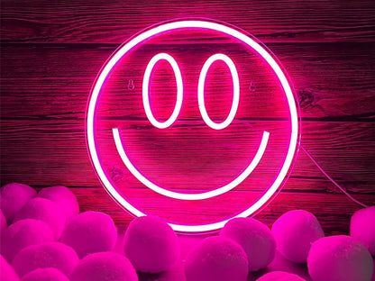 Smile Face Neon Light