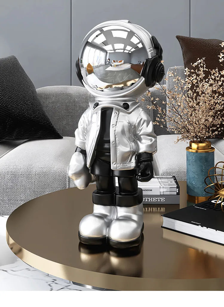Cartoon Astronaut Statue