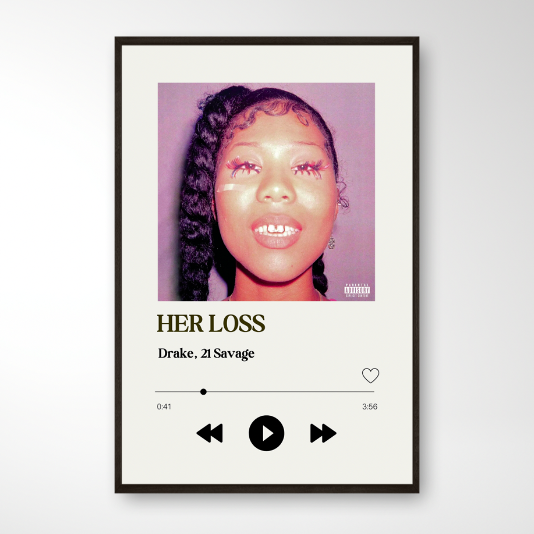 HER LOSS Album Poster