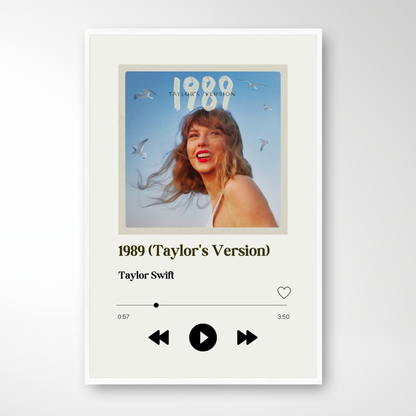 1989 (Taylor's Version) Album Poster