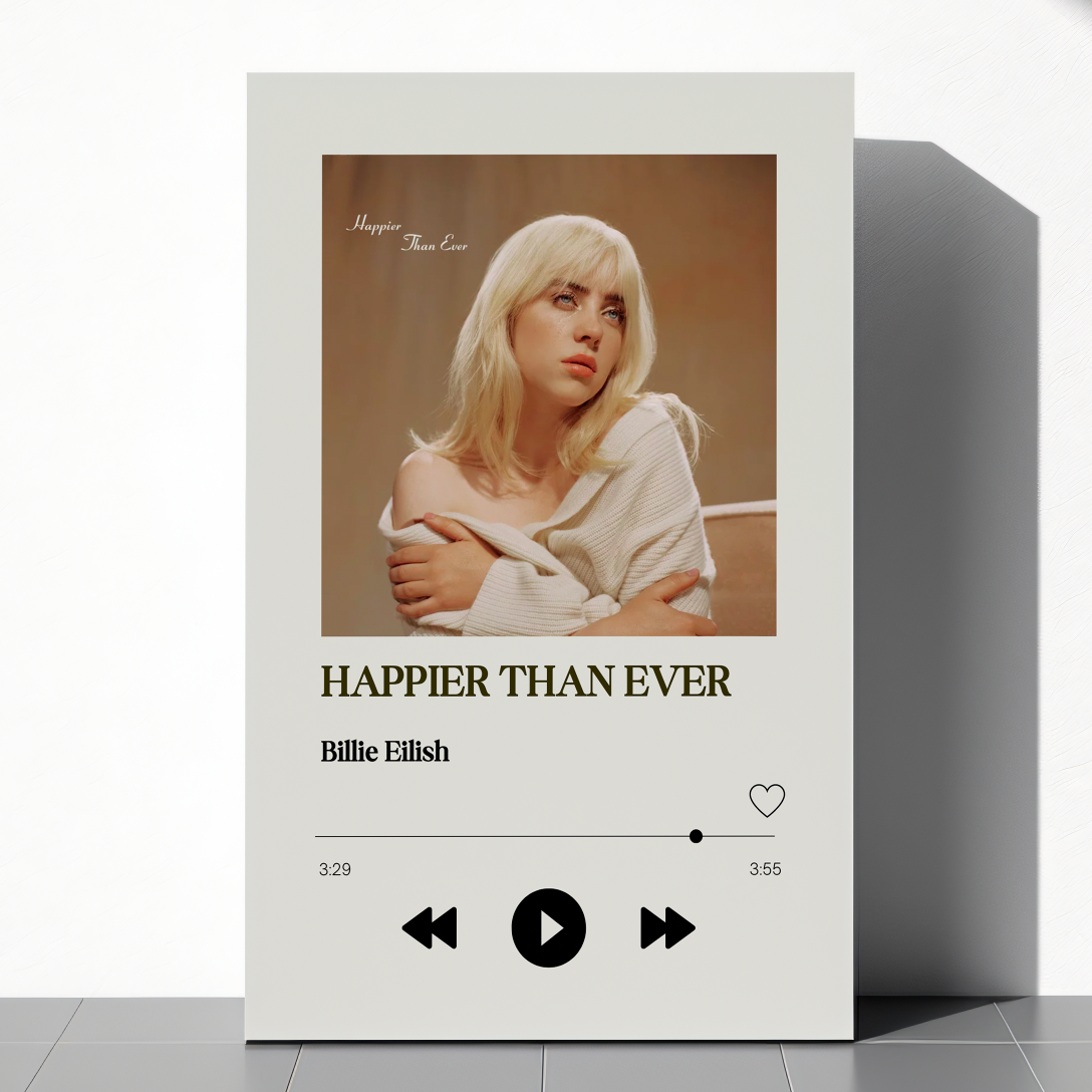 Happier Than Ever Album Poster