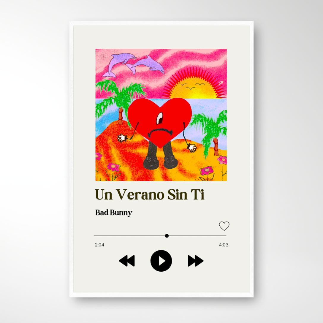 Un Verano Sin Ti Album Poster