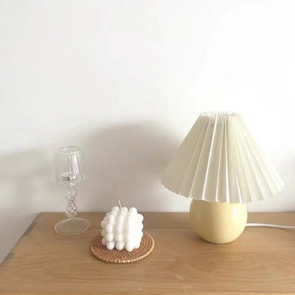 Pleated Ceramic Lamp