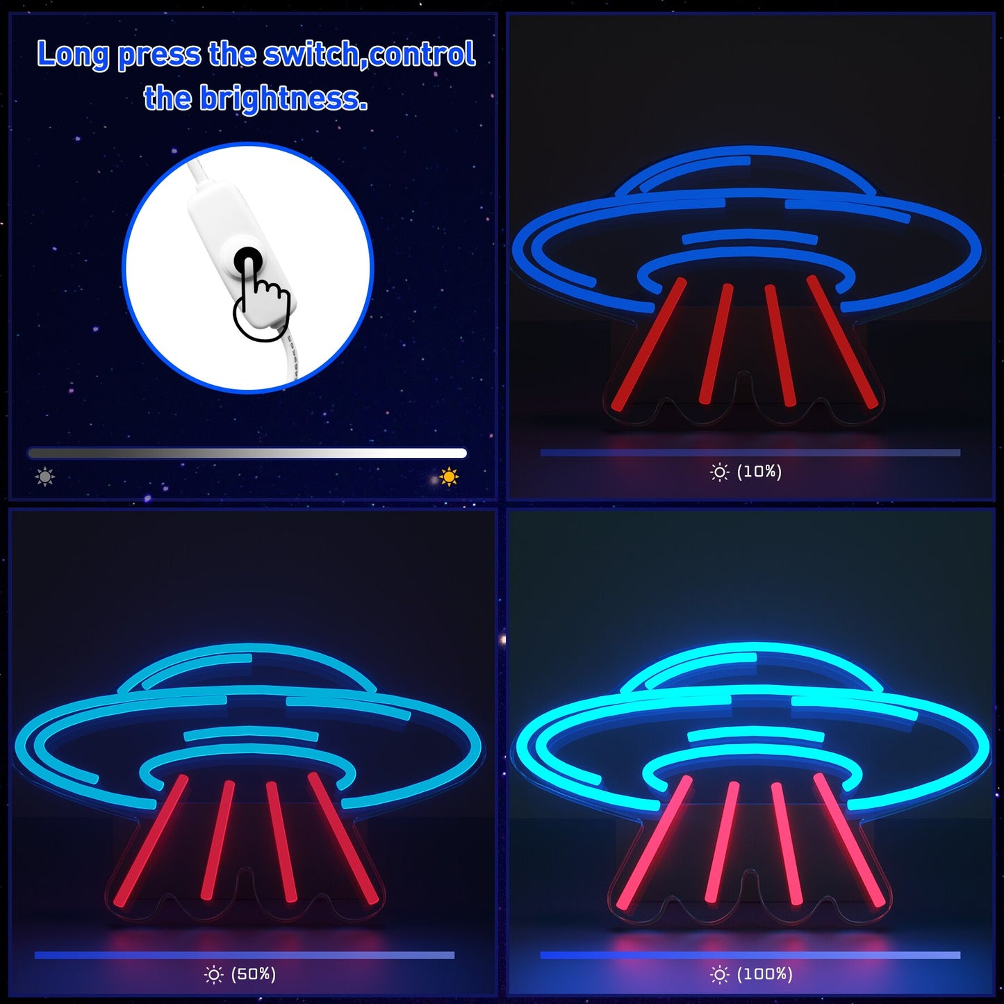 UFO Neon Light