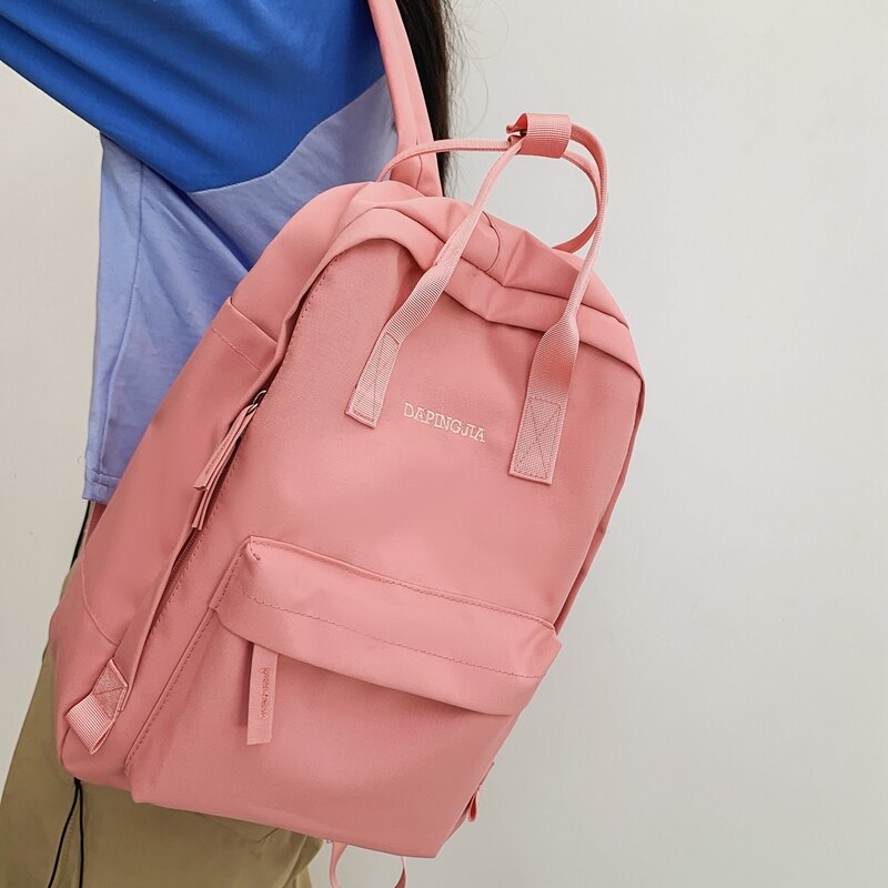 JOYPESSIE Female School Student Book Bag Travel Girls Rucksack Korean  Fashion Women Waterproof Backpack For Teenager Mochila